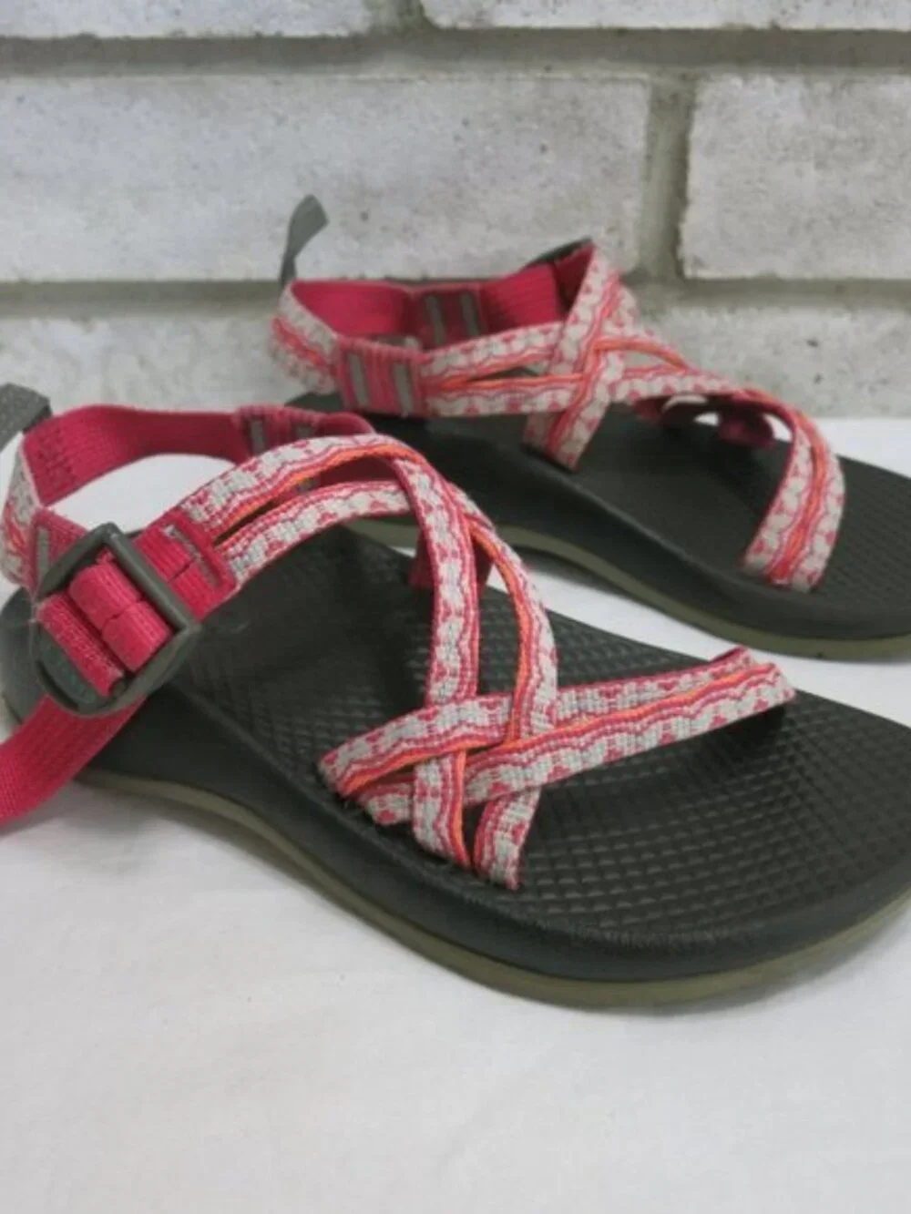 Chaco Dual Webbing Comfort Sandals Outdoor Strappy Shoes Kids Footwear Sz 1